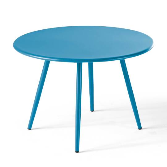 Mesa de centro de jardín redonda Ø50 x 34 cm | Oviala