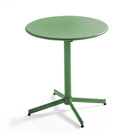 Mesa de jardín redonda con tablero plegable ø70 x 72 cm