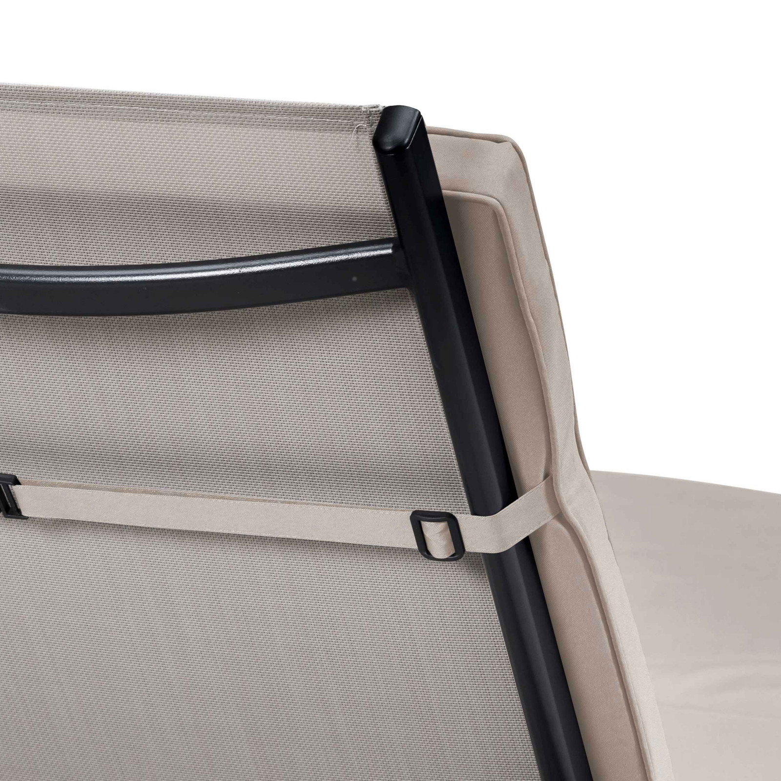 Zoom atadura respaldo tumbona topo