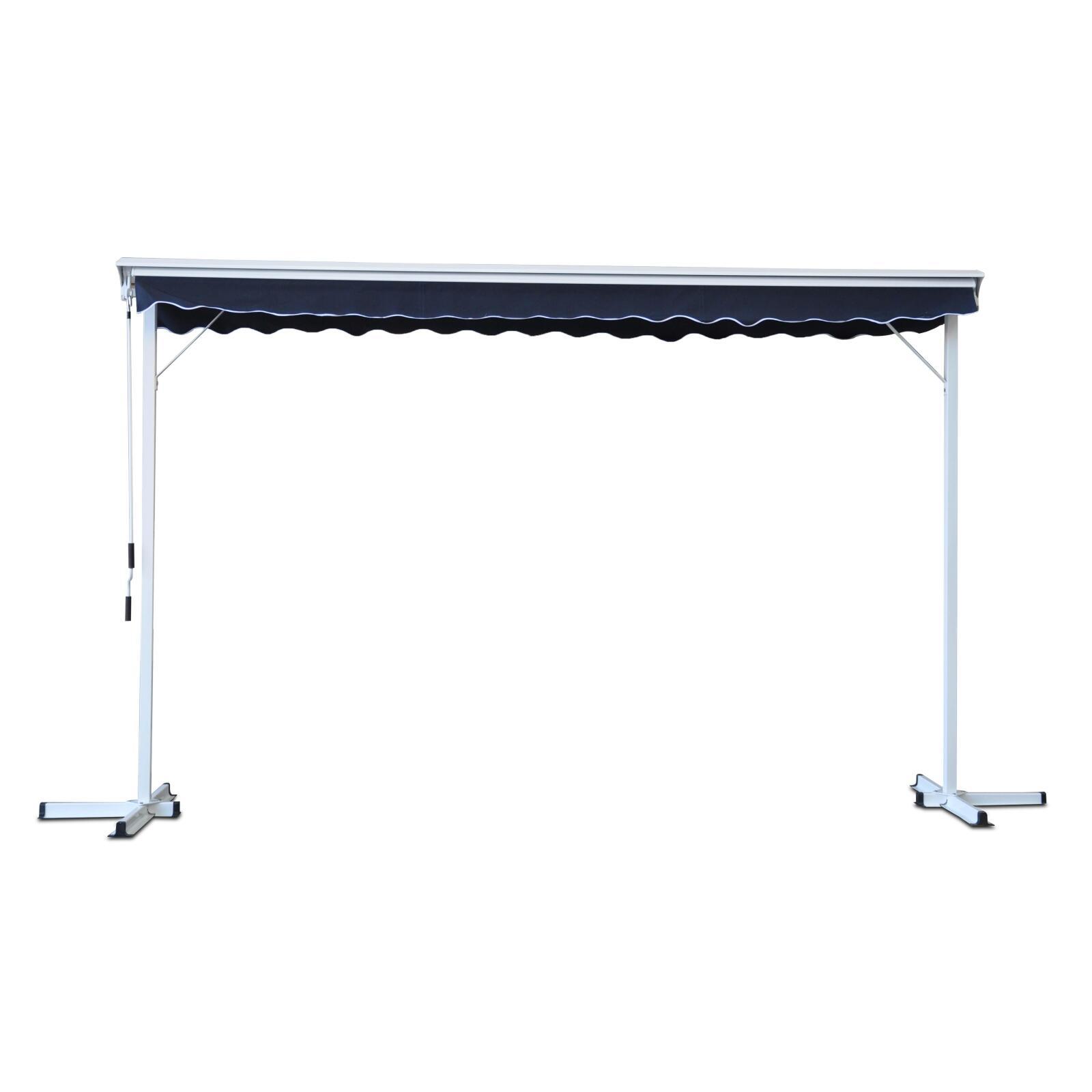 Toldo manual de doble inclinación con cajón 3 x 4 m