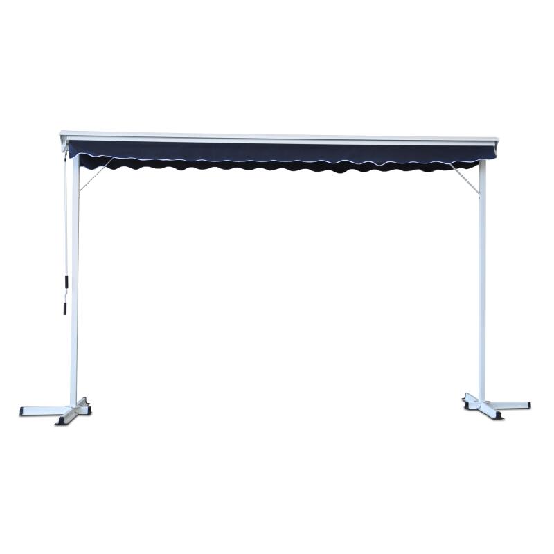 Toldo manual de doble inclinación con cajón 3 x 4 m (4/5)