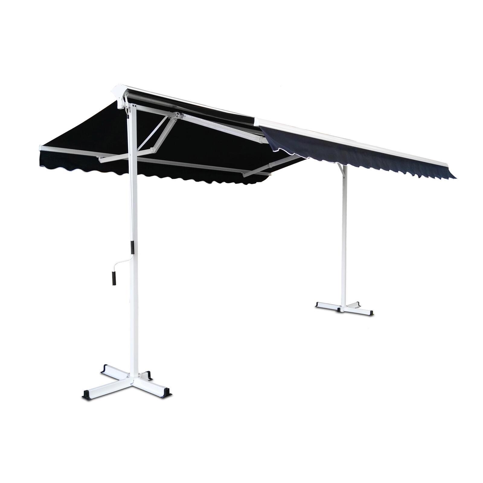Toldo manual de doble inclinación con cajón 3 x 4 m