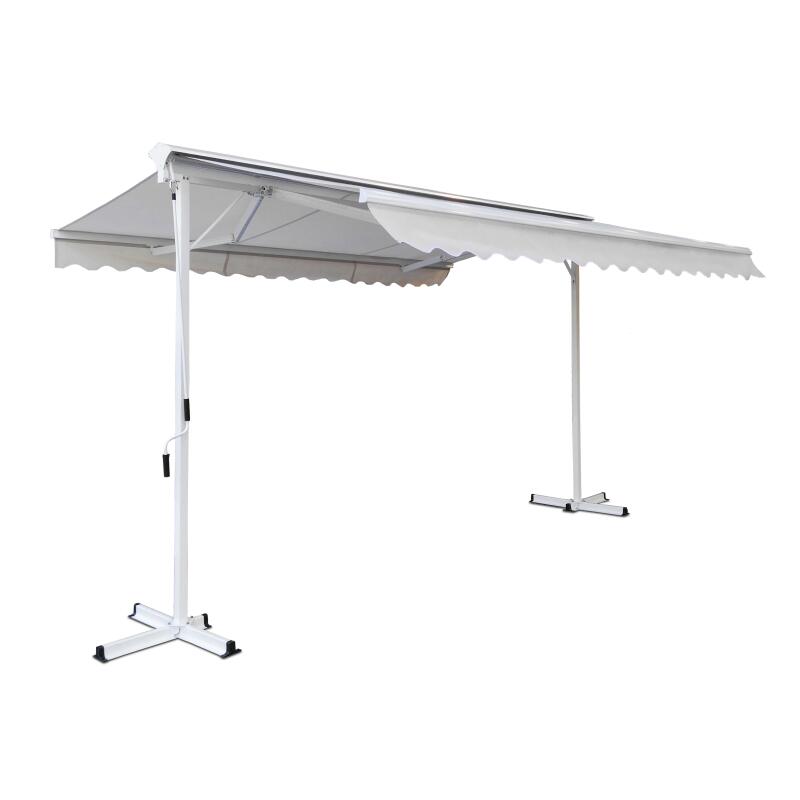 Toldo manual de doble inclinación con cajón 3 x 4 m