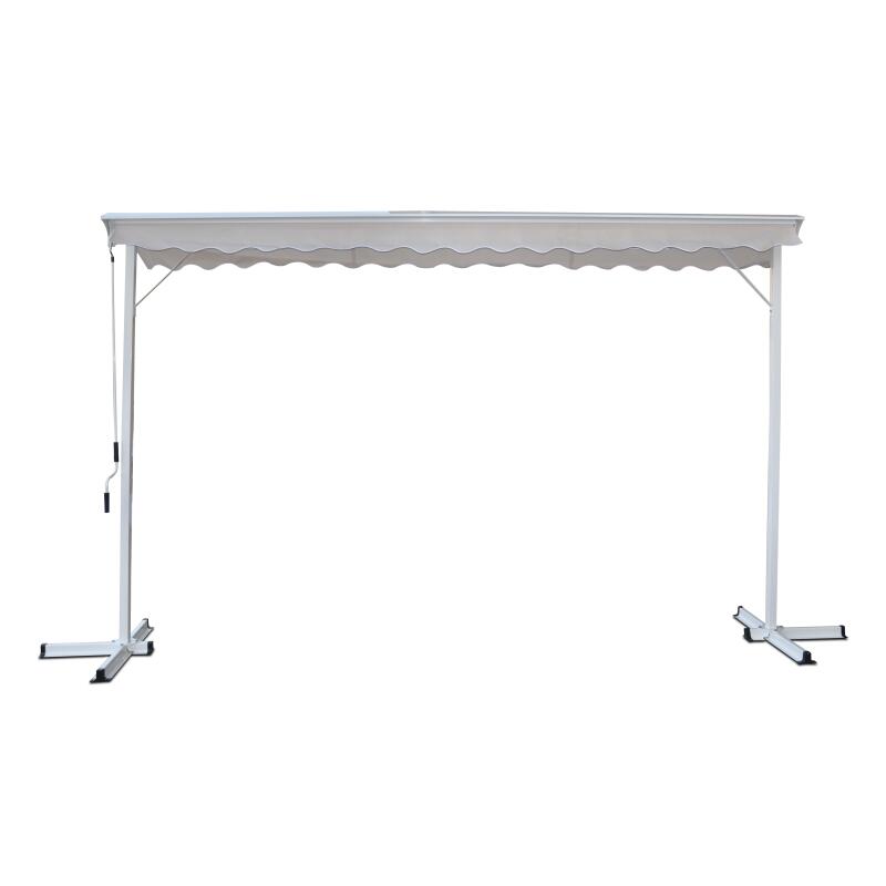 Toldo manual de doble inclinación con cajón 3 x 4 m