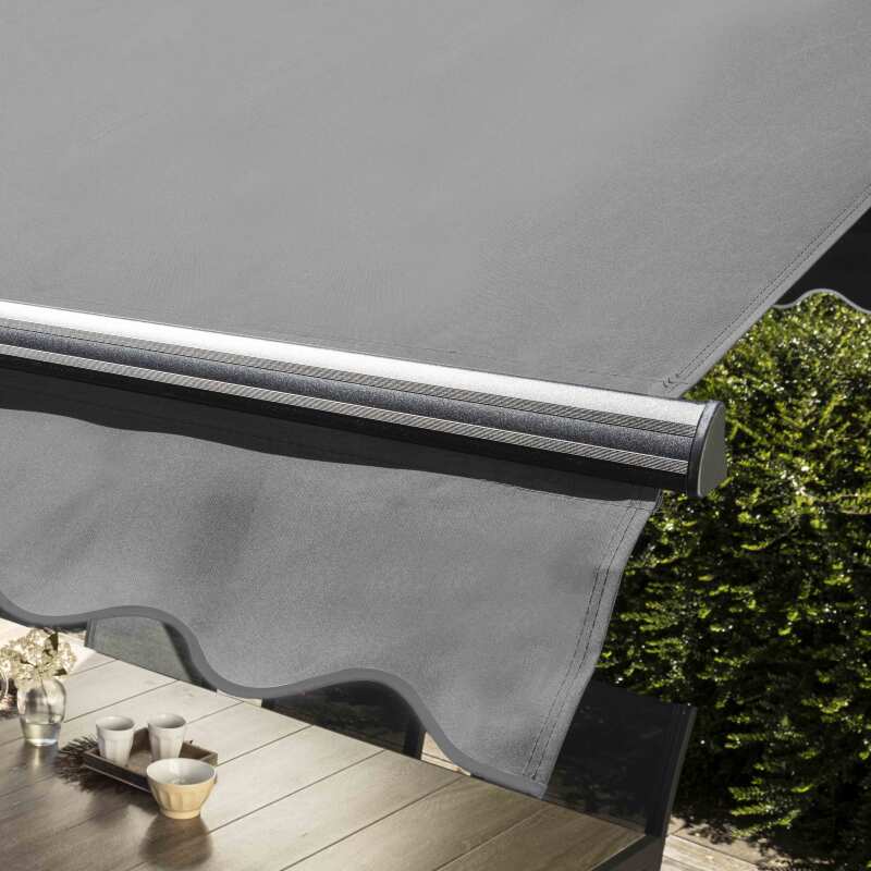 Toldo manual de doble inclinación con cajón 3 x 4 m