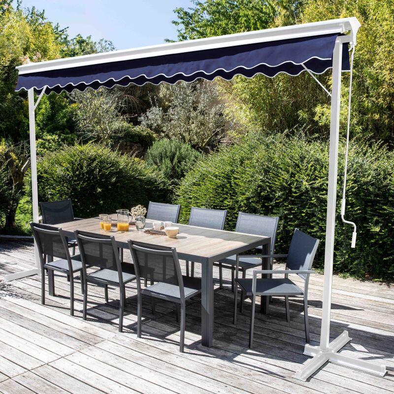 Toldo manual de doble inclinación con cajón 3 x 4 m (2/5)