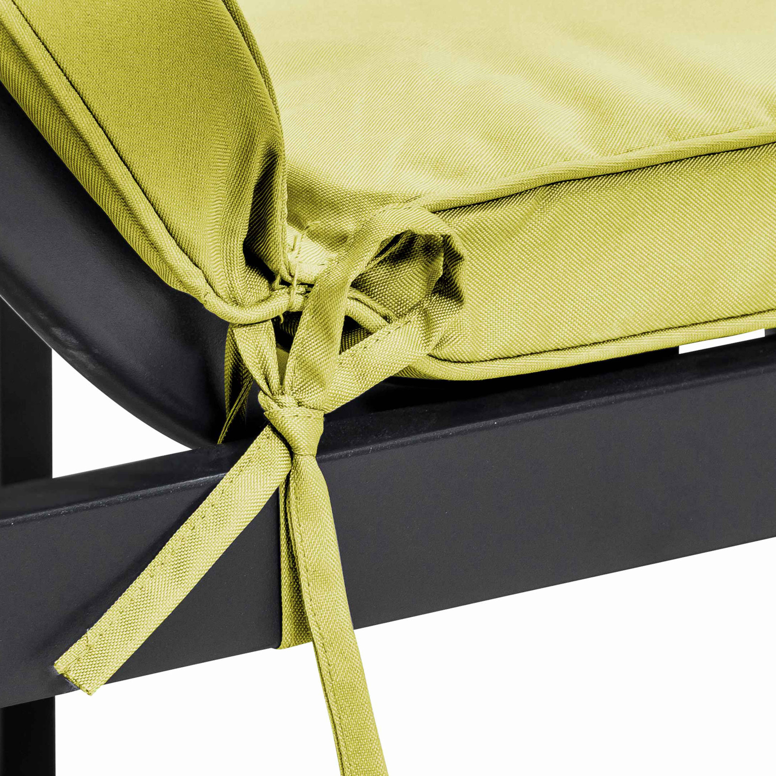 Zoom nodo cojín de jardín verde