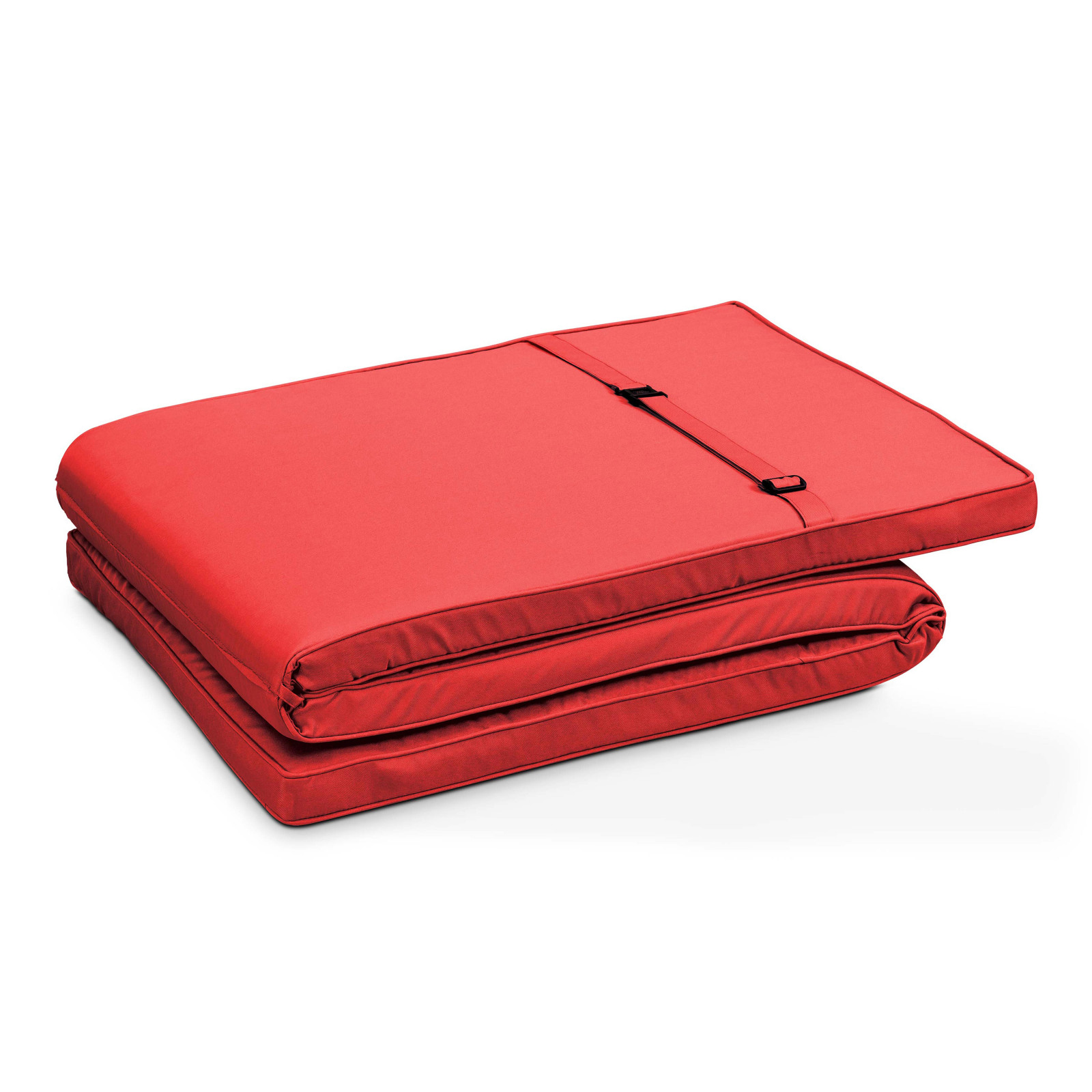 Colchón tumbona plegable rojo