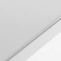 Mesa de jardín rectangular de 180 x 90 cm y 6 sillas con brazos de metal