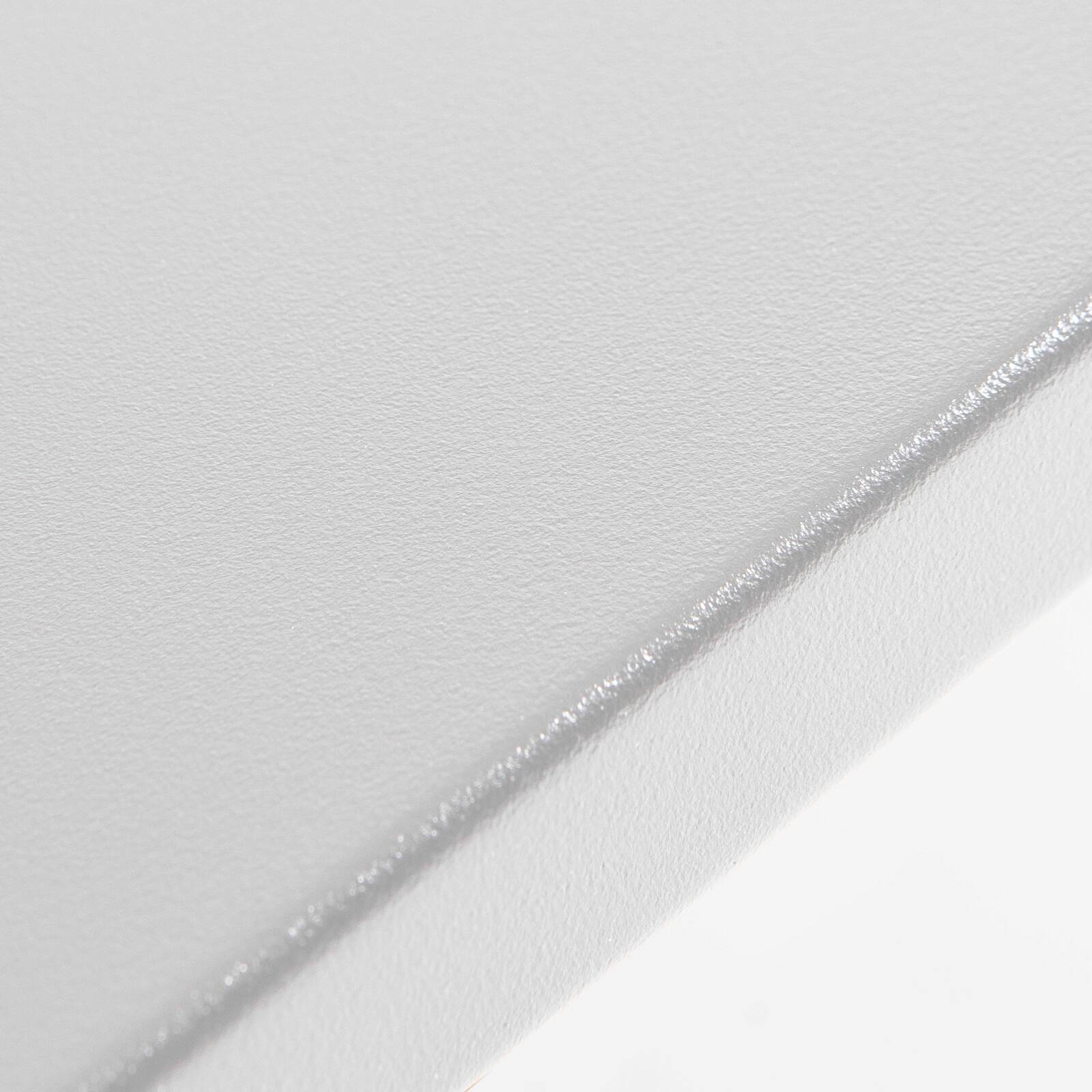 Mesa de jardín rectangular de 180 x 90 cm y 6 sillas con brazos de metal