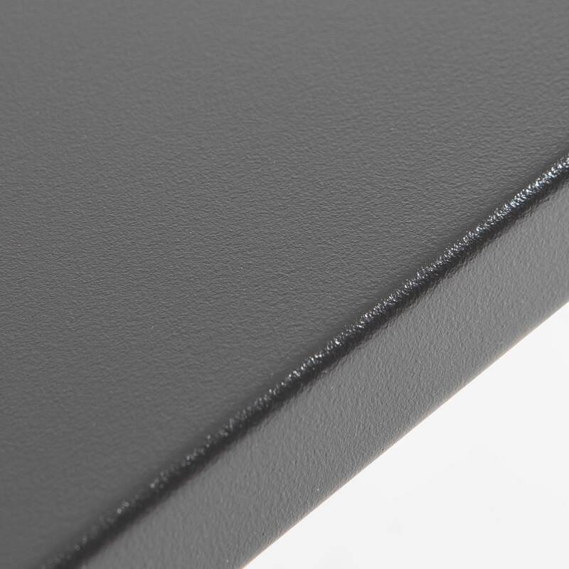 Mesa de jardín cuadrada de 120 x 120 cm y 8 sillas con brazos de metal (3/7)