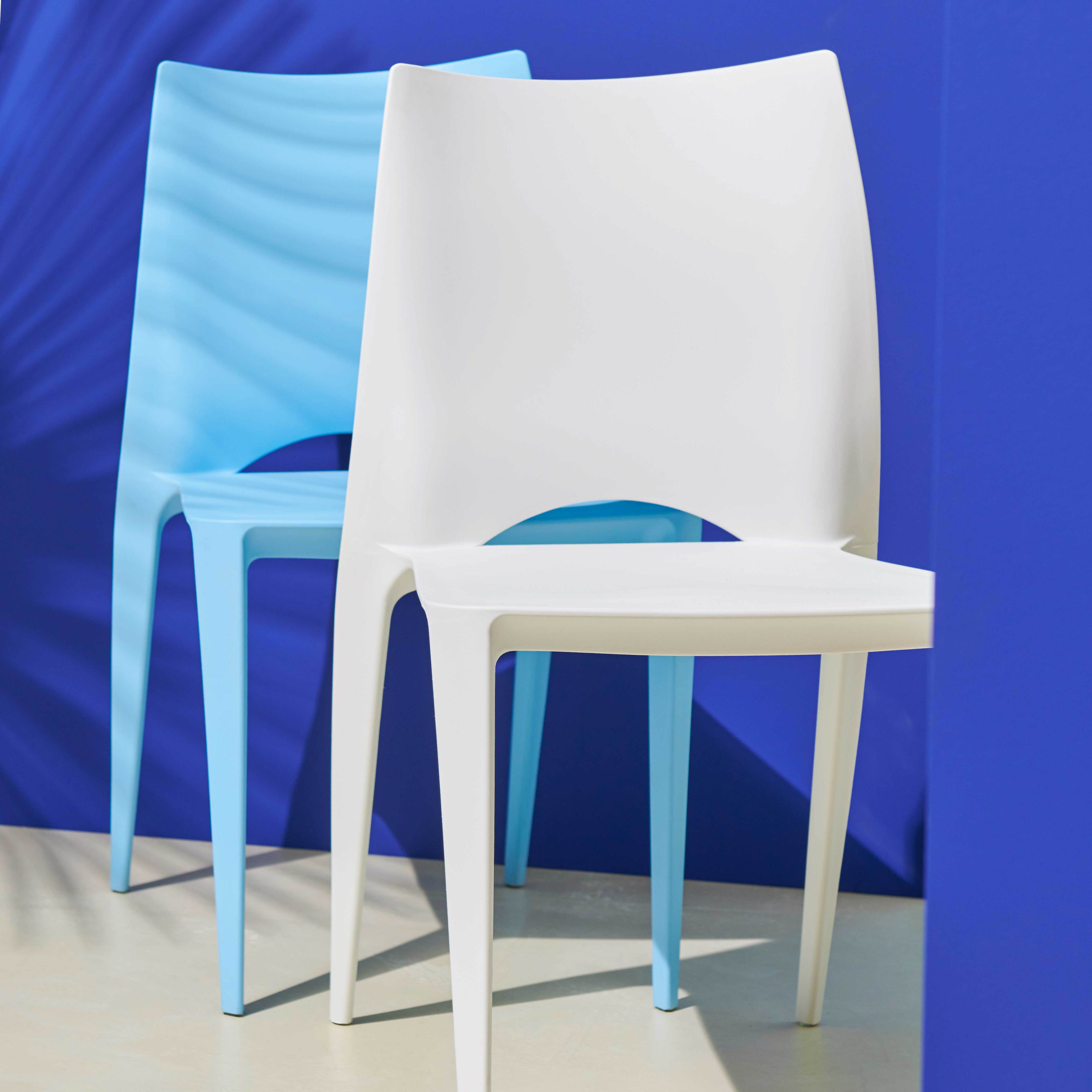 Silla de jardín de plástico Oviala