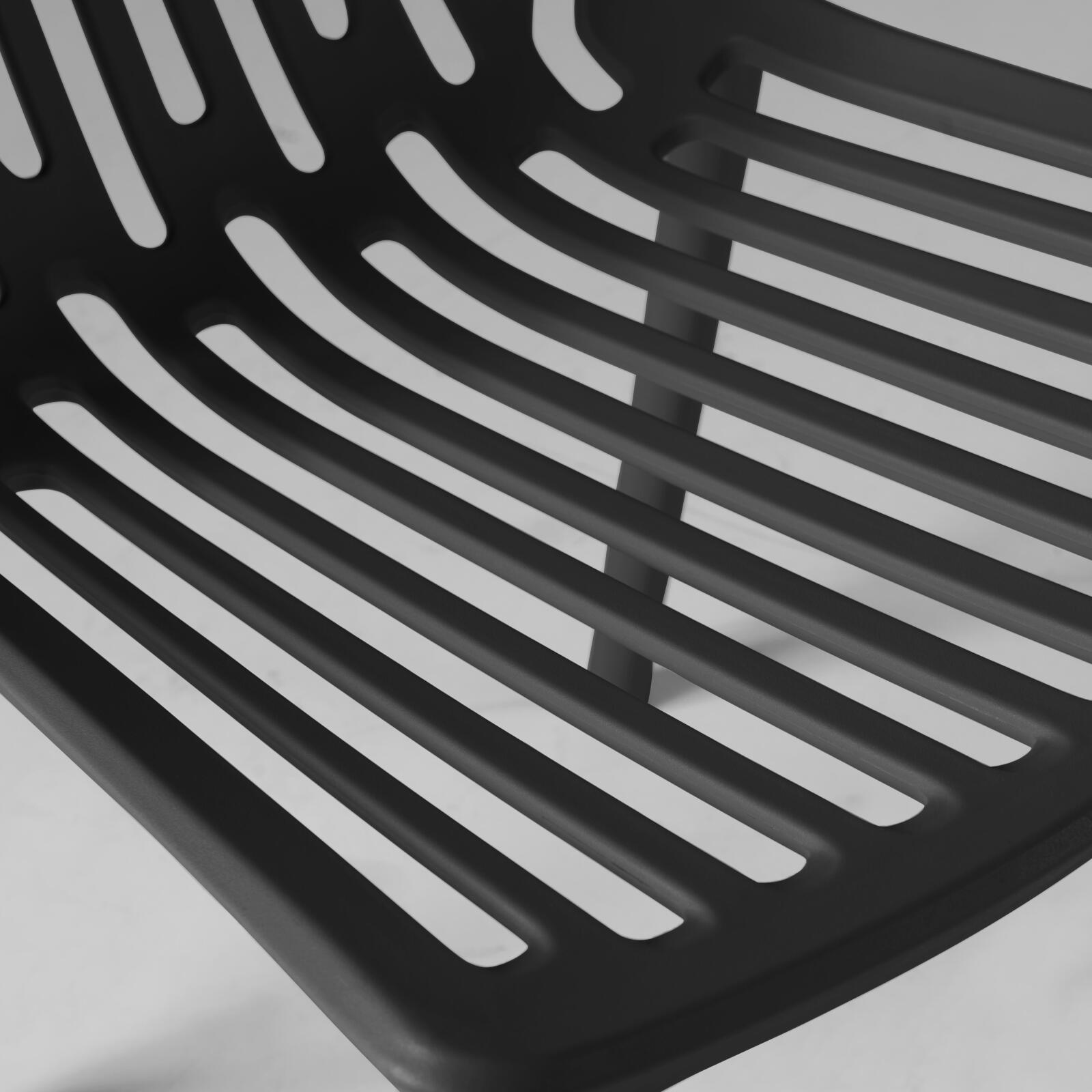 Silla de jardín de plástico con diseño perforado Silla de jardín de plástico con diseño perforado