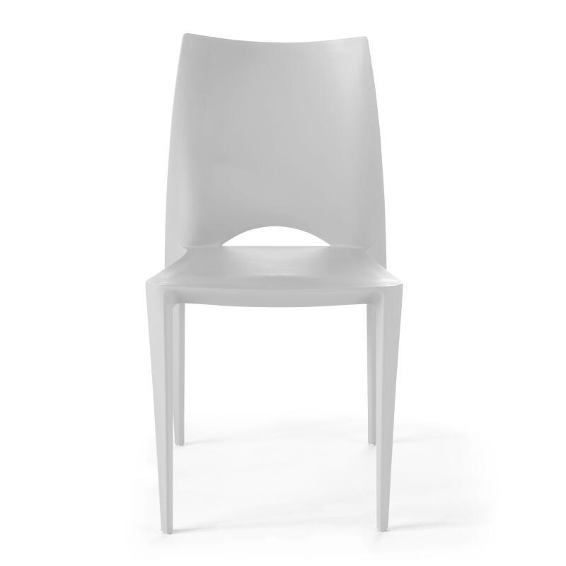 Sillas de jardín de plástico, lote de 4 (4/7)