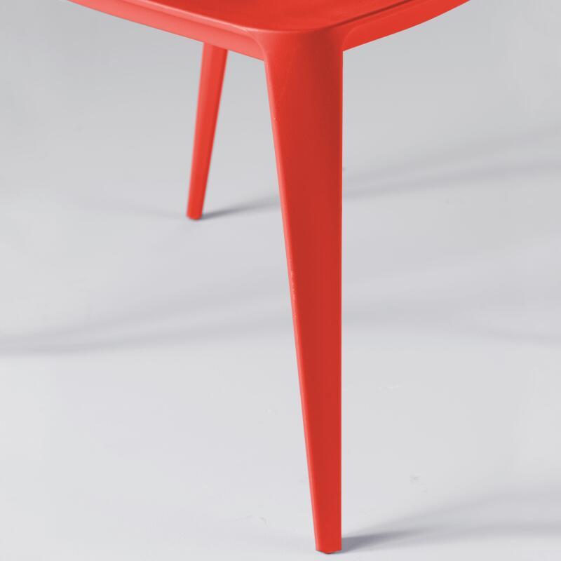 Sillas de jardín de plástico, lote de 4 (6/7)