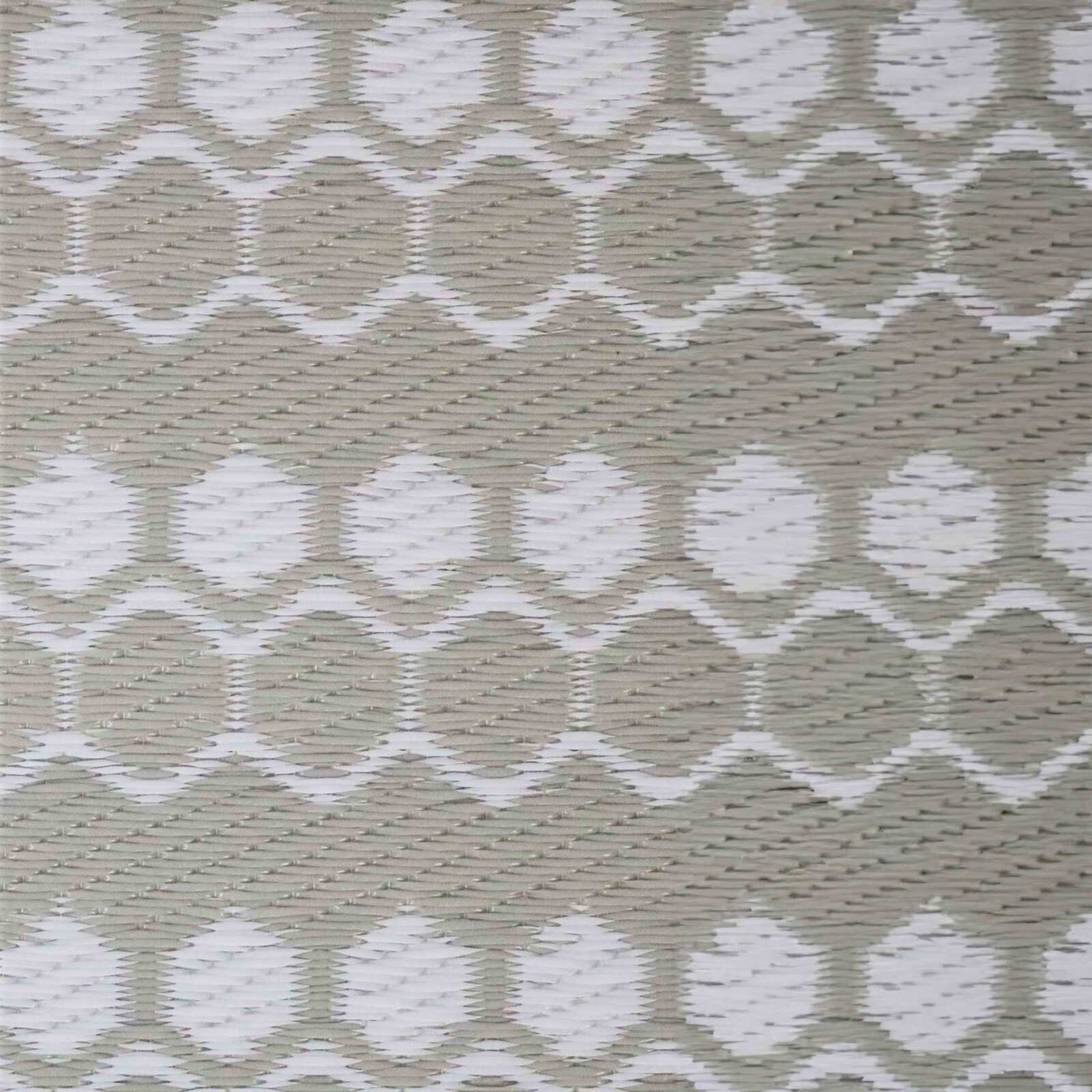 Alfombra rectangular de exterior con diseños de doble cara en polipropileno