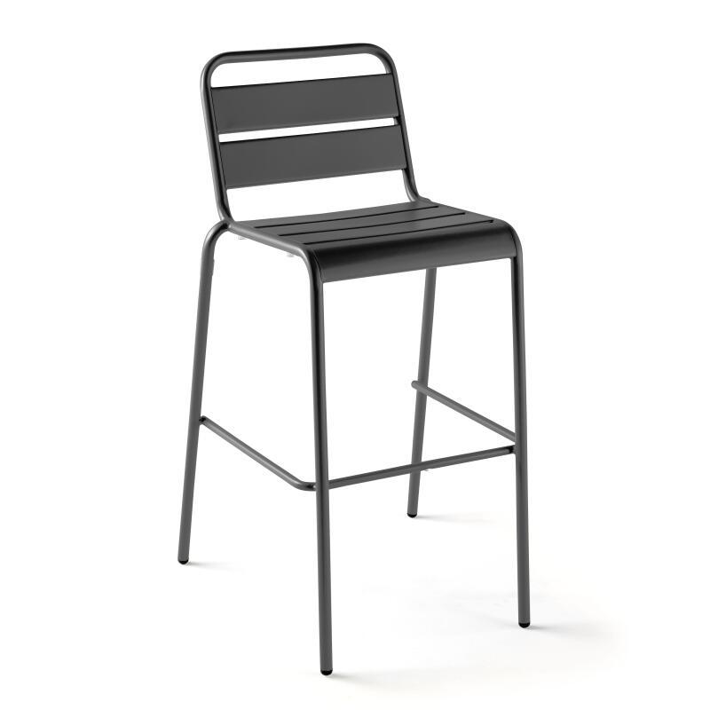 Silla de bar alta de metal