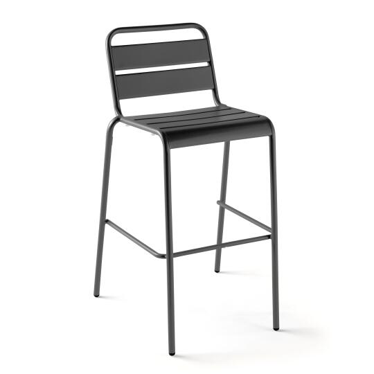 Silla de bar alta de metal