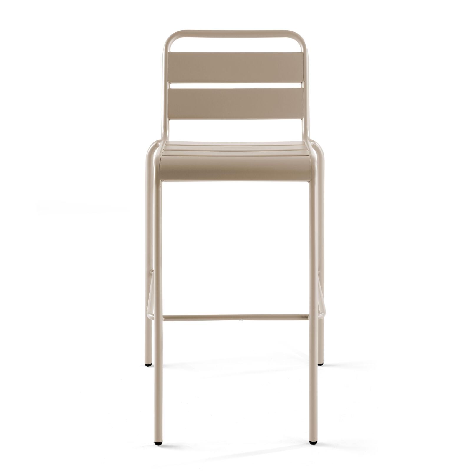 Silla de bar alta de metal