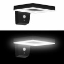 Aplique solar negra LED