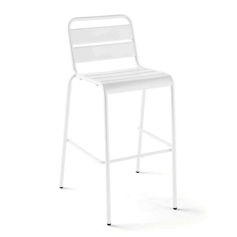 Silla de bar alta de metal