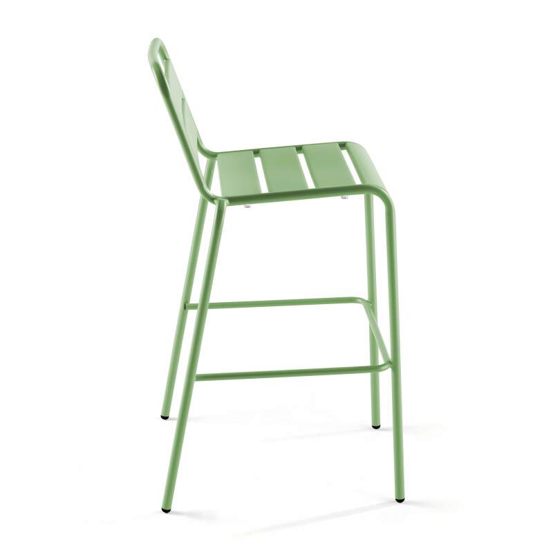 Silla de bar alta de metal