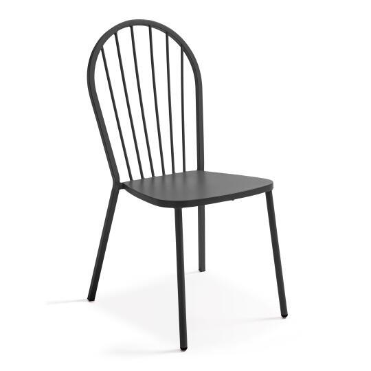 Silla de bistró de metal