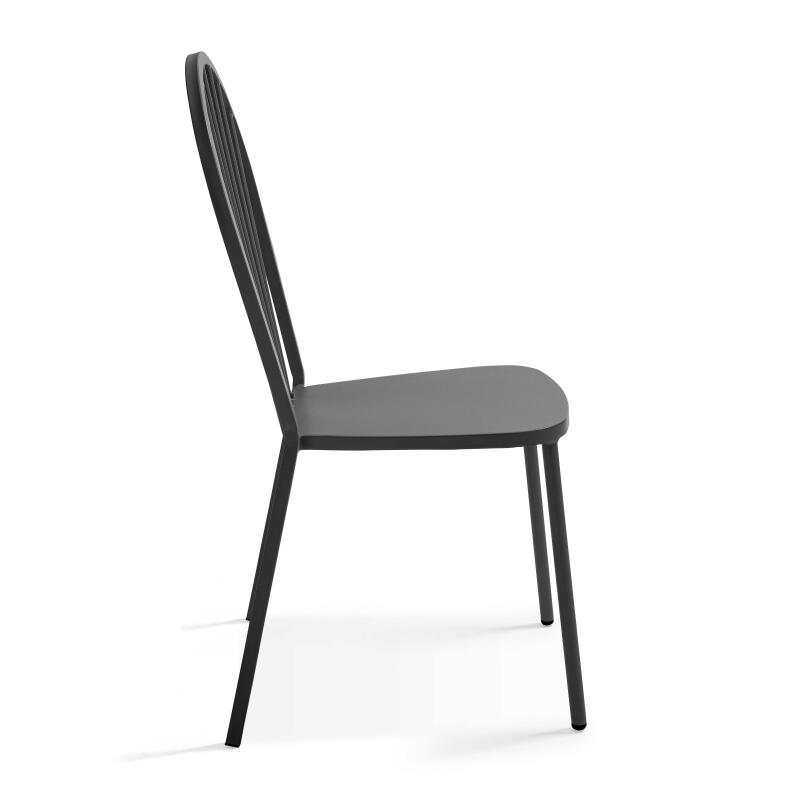 Silla de bistró de metal