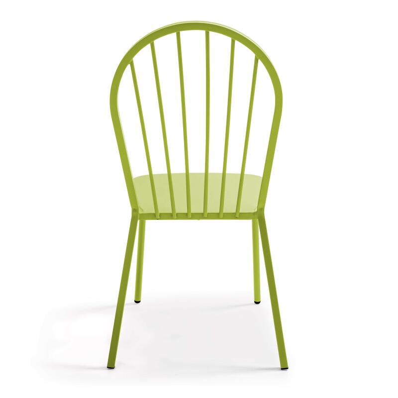 Silla de bistró de metal (3/5)