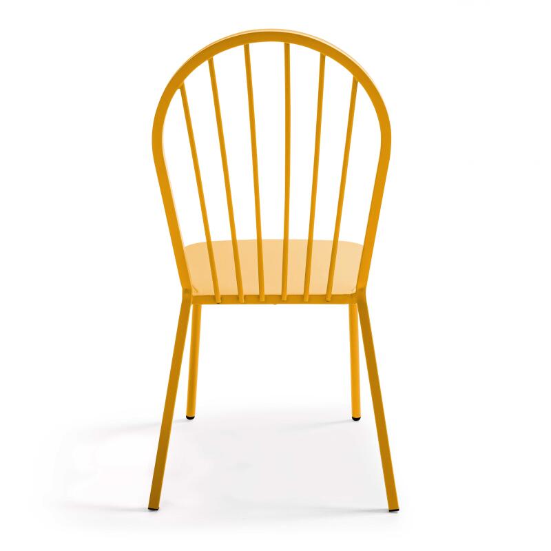 Silla de bistró de metal (3/5)