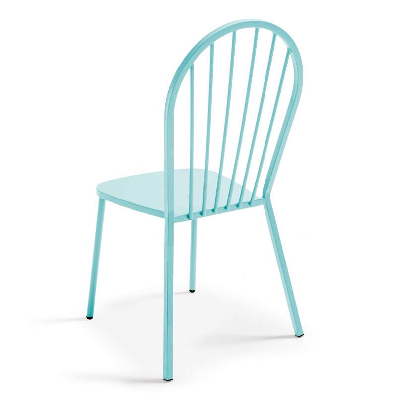 Silla de bistró de metal (2/5)