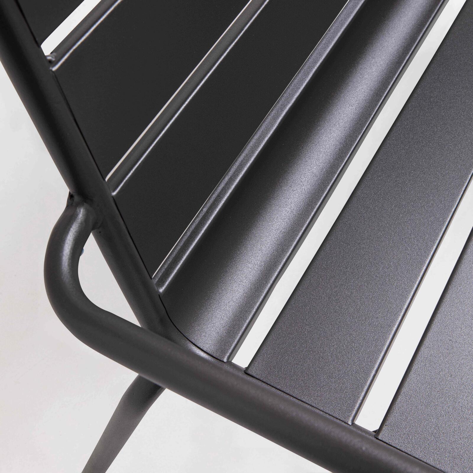 Banco de jardín de metal