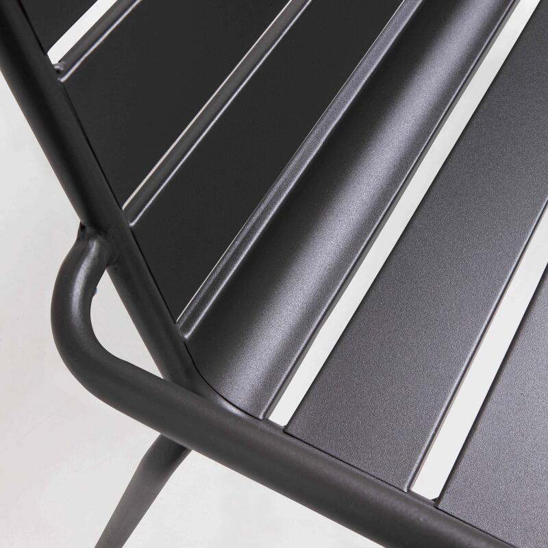 Banco de jardín de metal (4/5)