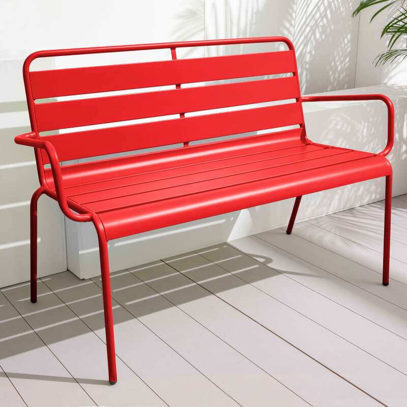 Banco de jardín de metal (5/6)