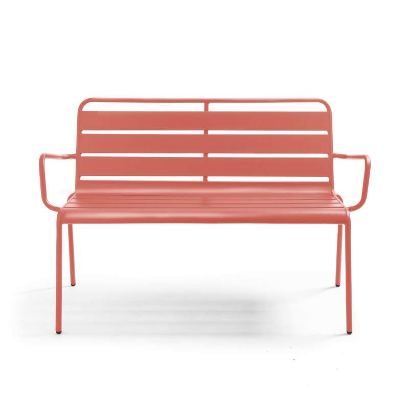 Banco de jardín de metal