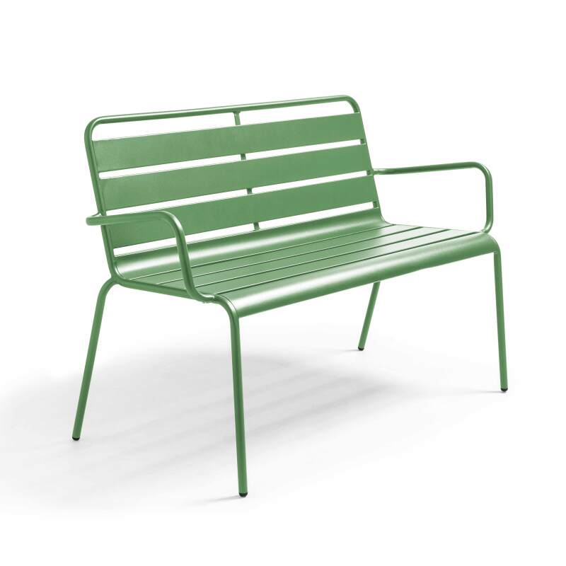 Banco de jardín de metal