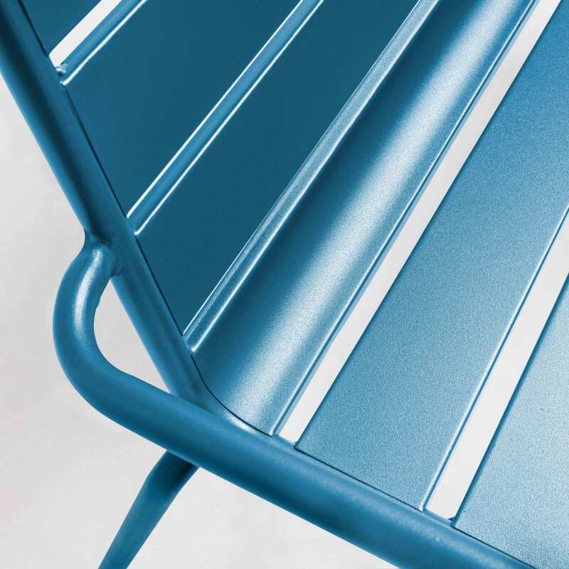 Banco de jardín de metal (3/5)