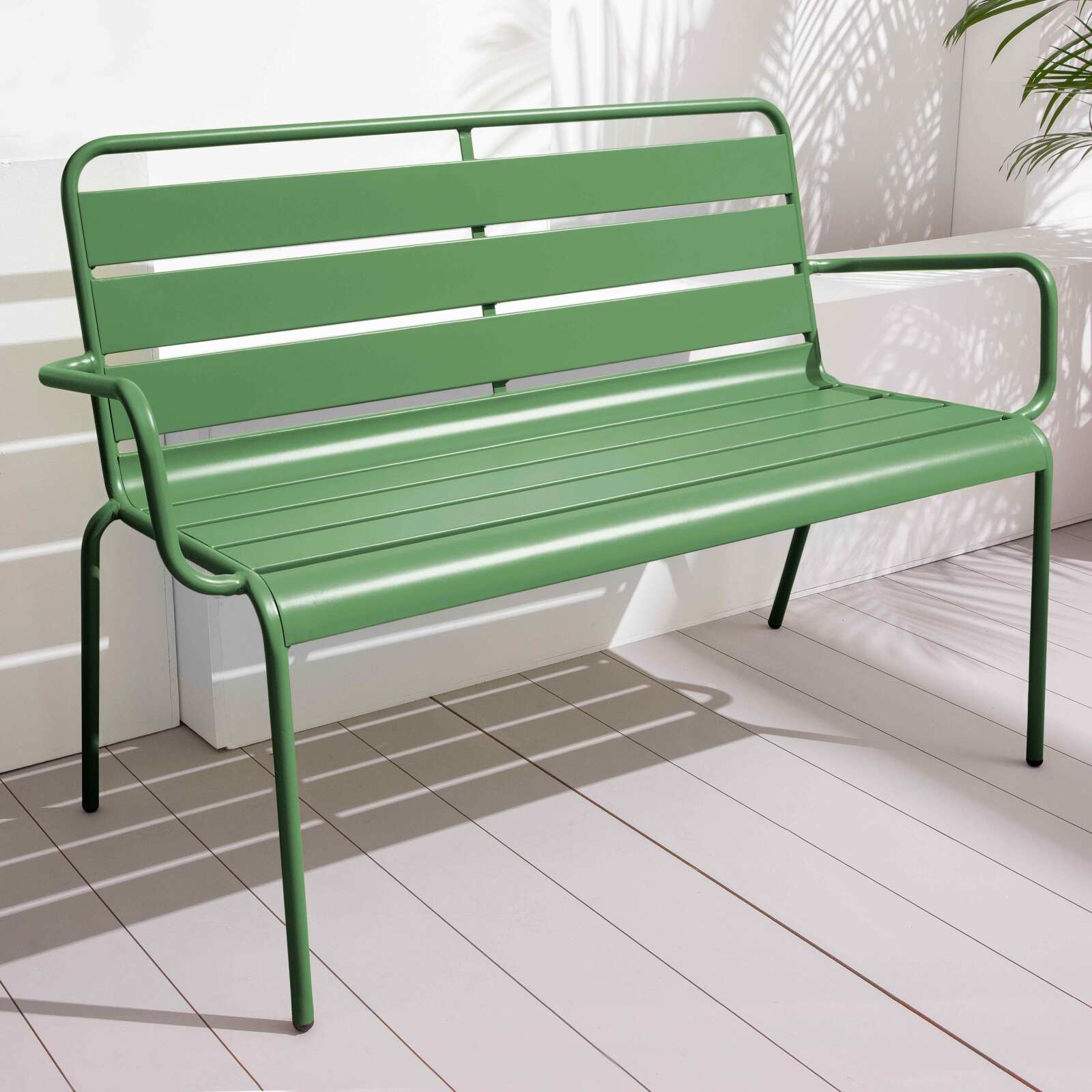 Banco de jardín de metal Banco de jardín de metal