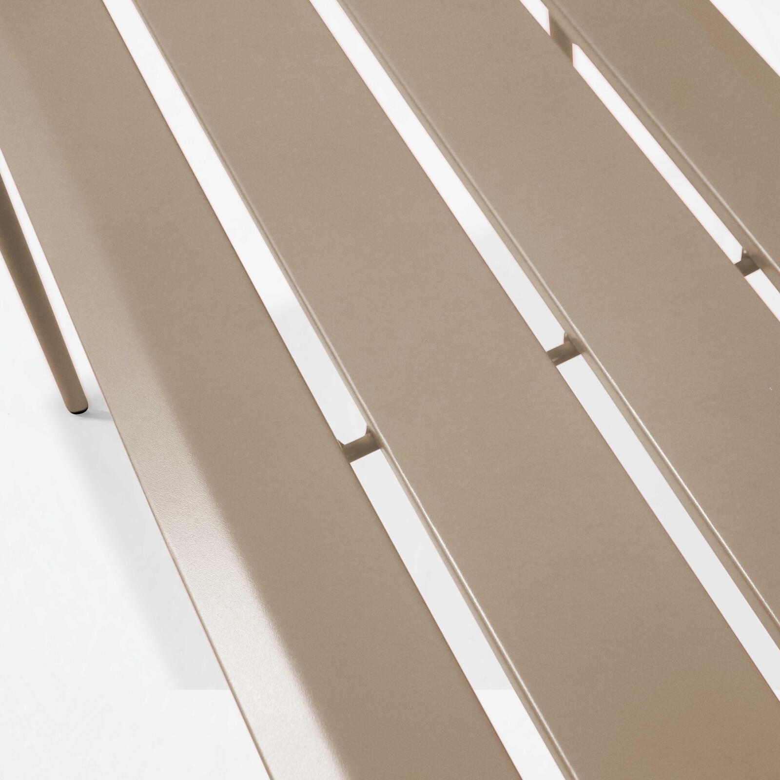 Banco de jardín de acero termolacado