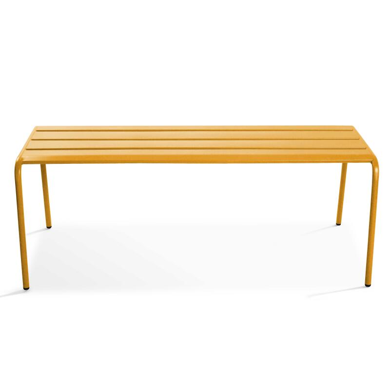 Banco de jardín de acero termolacado