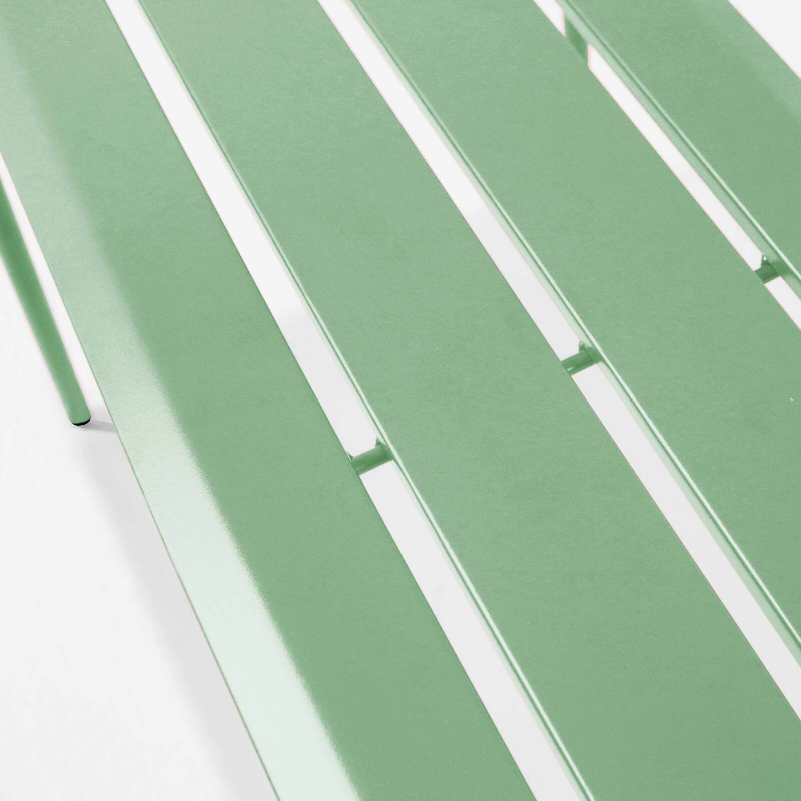 Banco de jardín de acero termolacado