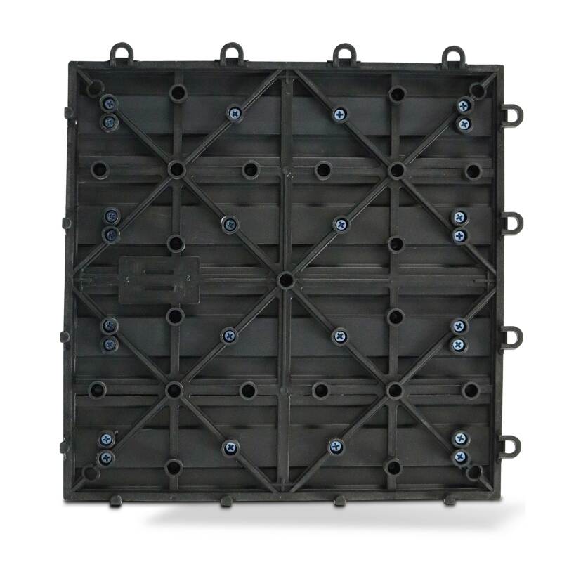 Lotes de baldosas de terraza de madera compuesta con sistema de clips