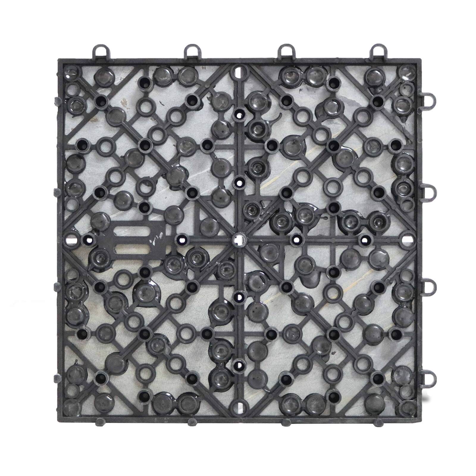 Lotes de baldosas de terraza de piedra natural con sistema de clips