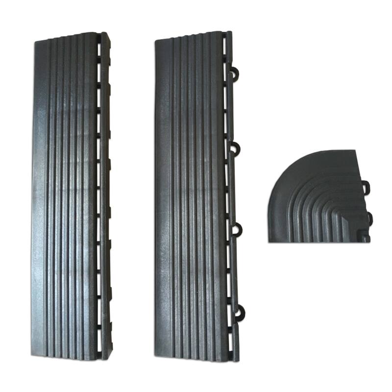 Monedas y bordes negros para baldosas de encaje