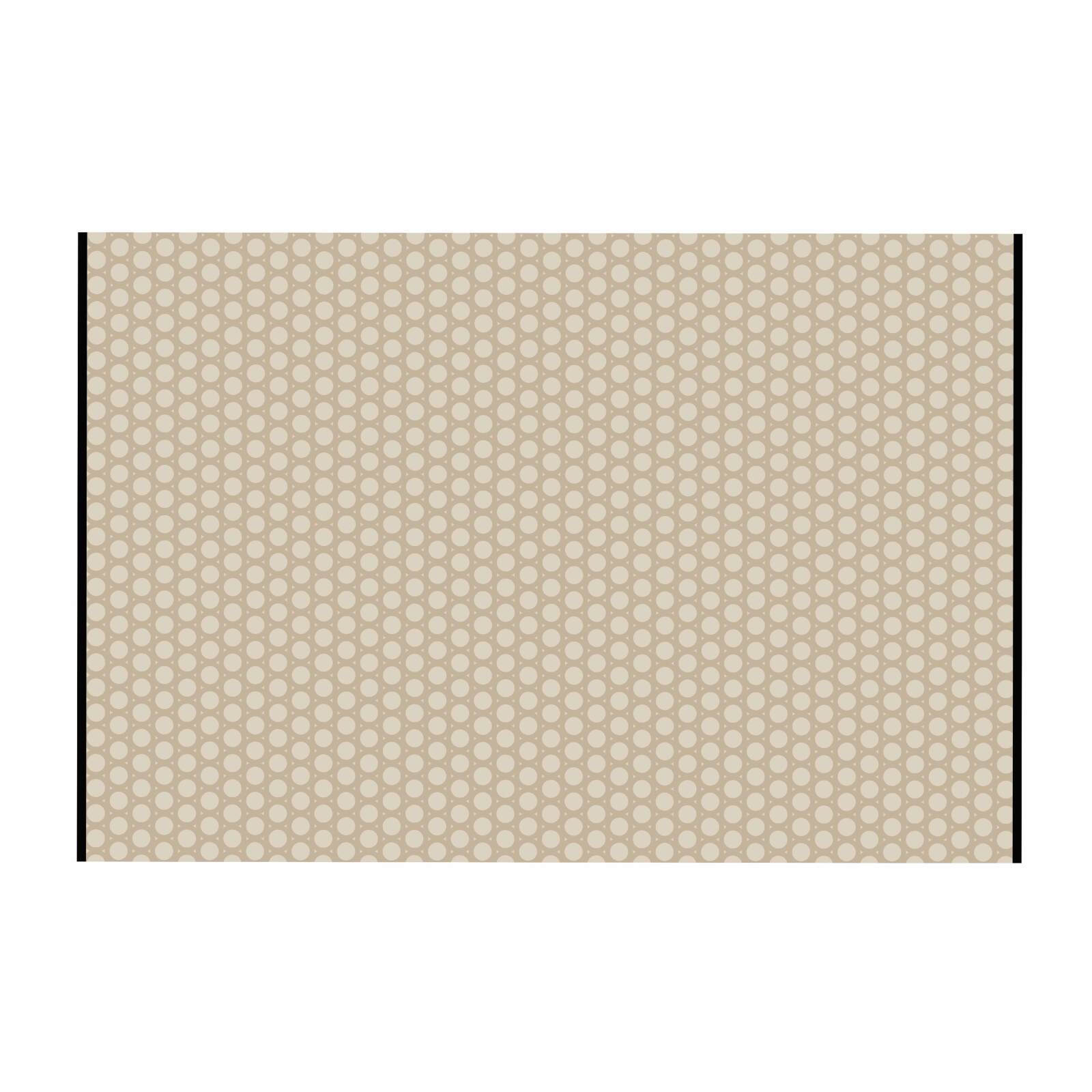 Alfombra rectangular de exterior con diseños de doble cara en polipropileno