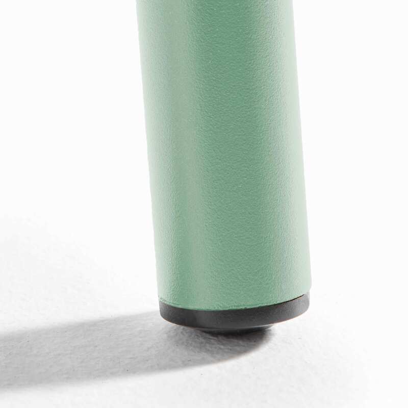 Mesa redonda de jardín (Ø120 x 72 cm) de metal (2/3)