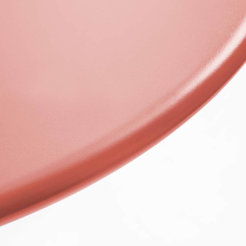 Mesa de jardín redonda Ø120 x 72 cm y 6 sillas con brazos de metal (3/8)