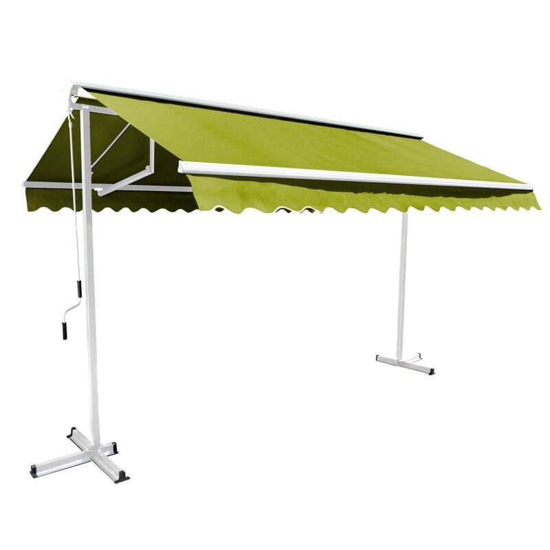 Toldo a dos aguas con caja de 3 x 3 m