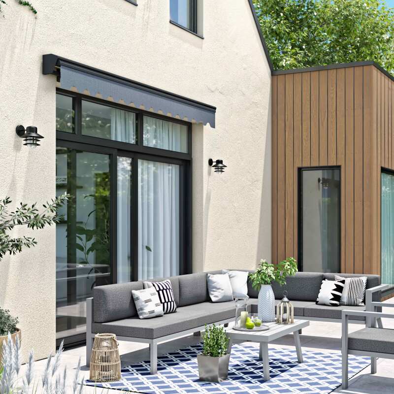 Toldo con caja semi integrada de 3 x 2,50 m