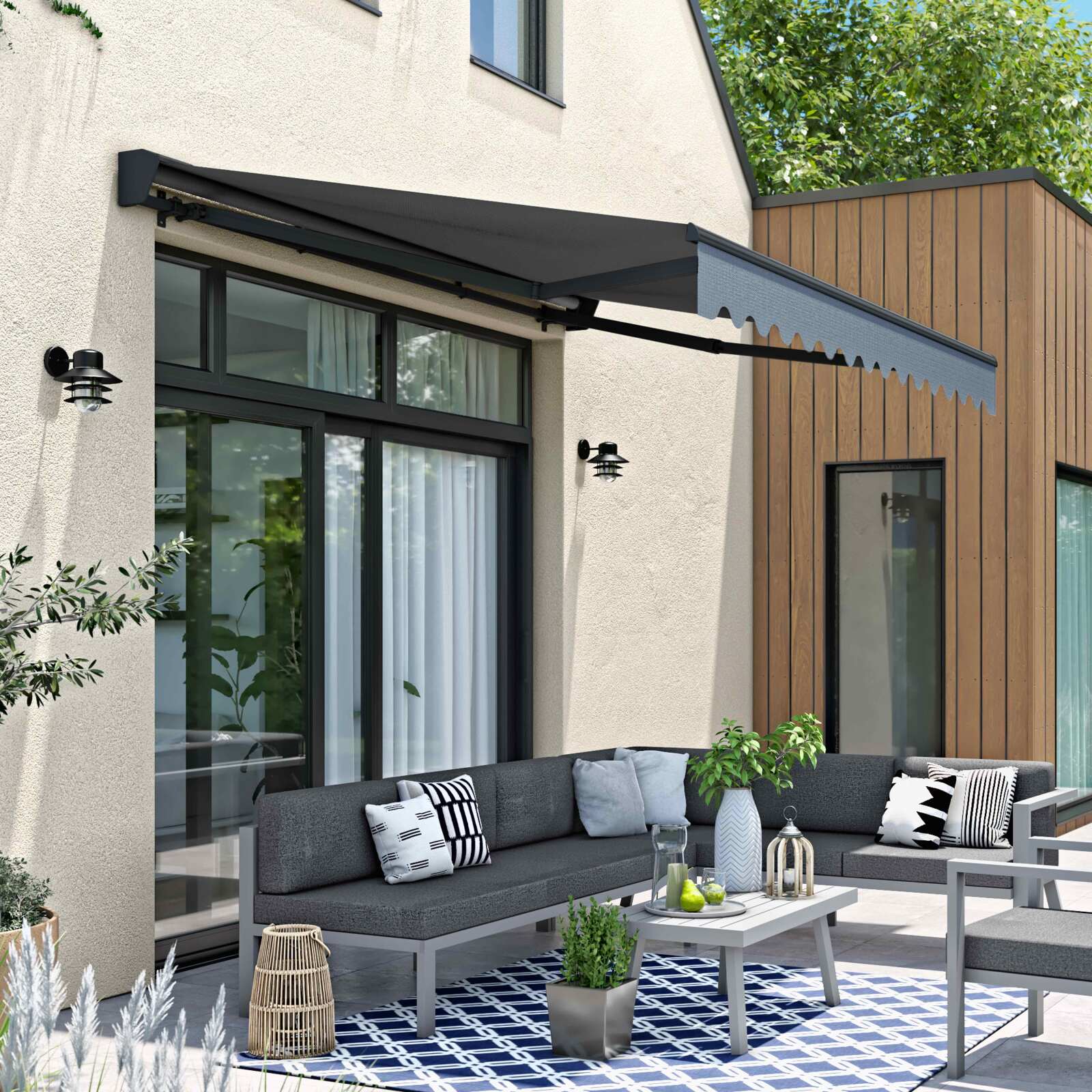 Toldo con caja semi integrada de 3 x 2,50 m